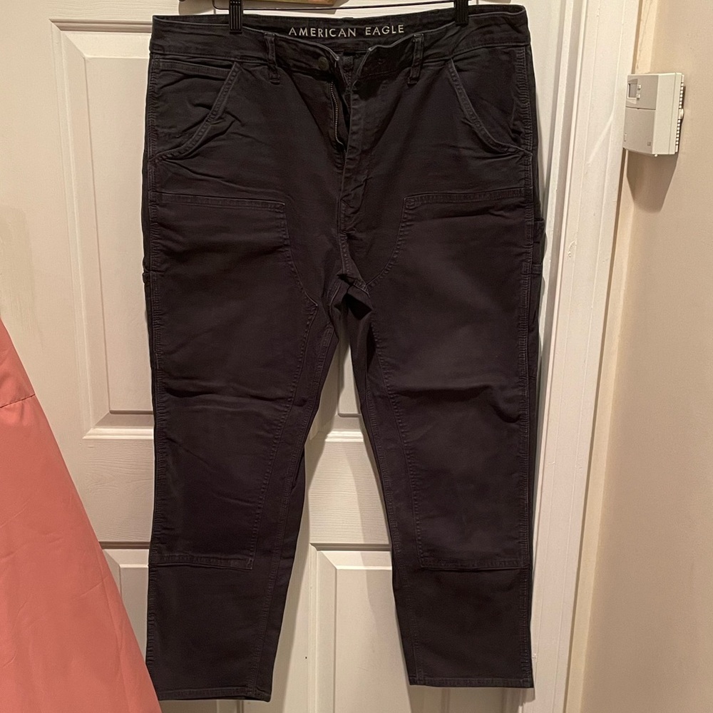 Men’s American Eagle Work Pants Black Waist 38